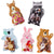 10 pcs Cute Cartoon Bear Candy Bag Cute Cartoon Animal Birthday Party Cute Gift Bag Wedding Birthday Party Candy Cookie Gift Bag