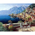 Deep Mountain Old House Landscape Painting DIY Painting Digital Coloring Oil Painting Landscape Painting for Home Decoration