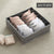 4pcs Storage Boxes Underwear Divider Drawer Lidded Closet Underwear Organizer Drawer  By For Underwear Bras Socks Ties