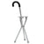 Portable Iron Cane Stool Old Man Walker Three-Legged Cane Stainless Steel Cane Stool With Seat Cane Stool