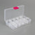 10 Grids Compartments Plastic Transparent Organizer Jewel Bead Case Cover Container Storage Box for Jewelry Pill