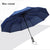 Wind Resistant Three Folding Automatic Umbrella Rain Women Auto Luxury Big Windproof Umbrellas Men Frame Windproof 10K Parasol