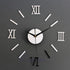 Modern DIY 3D wall clock mirror Roman Wall Sticker stickers home decor Home Mirror adesivo de parede Effectest