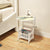 Simple Small Coffee Tables  for Storage   Sofa Side Mini Square Table  Assembly  Living Room Furniture White Hollow Design