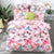 Butterfly Cartoon 4pcs Kid Bed Cover Set Cartoon Duvet Cover Adult Child Bed Sheets and Pillowcases Comforter Bedding Set 61003