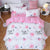 Butterfly Cartoon 4pcs Kid Bed Cover Set Cartoon Duvet Cover Adult Child Bed Sheets and Pillowcases Comforter Bedding Set 61003