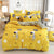 Butterfly Cartoon 4pcs Kid Bed Cover Set Cartoon Duvet Cover Adult Child Bed Sheets and Pillowcases Comforter Bedding Set 61003