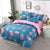 Butterfly Cartoon 4pcs Kid Bed Cover Set Cartoon Duvet Cover Adult Child Bed Sheets and Pillowcases Comforter Bedding Set 61003