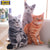 LREA New 50CM  cojines Plush Toy Cute Expression Simulation Cat Pillow Bedroom Sofa Decorations Cushion