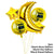 Gold Ramadan Kareem Decoration Eid Mubarak Banner and Balloons Eid Ramadan Party Favor Eid al-fitr Ramadan Mubarak Decoration