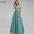 Ever Pretty Tulle Bridesmaid Dresses Women V-Neck Appliques Elegant Long Dresses For Wedding Party EP00930 Vestidos De Madrinha