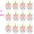 Unicorn Birthday Party Decors Disposable Tableware Kit Unicorn Balloon Cups Plates Napkin Kids Birthday Unicornio Party Supplies