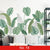 24 styles Green Leaves Wall Stickers for Bedroom Living room Dining room Kitchen Kids room DIY Vinyl Wall Decals Door Murals