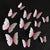 12Pcs/set Ambilight 3D Butterfly Wall Sticker Butterflies home decoration room decor Fridge Magnet wall stickers for wedding