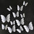 12Pcs/set Ambilight 3D Butterfly Wall Sticker Butterflies home decoration room decor Fridge Magnet wall stickers for wedding