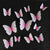 12Pcs/set Ambilight 3D Butterfly Wall Sticker Butterflies home decoration room decor Fridge Magnet wall stickers for wedding