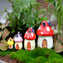 1Pc 4Colors Artificial Mushroom Doll House Fairy Garden Miniatures Terrariums Resin Crafts Figurines For Home Decoration