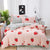 Cute Apple Pure Cotton Bedding Sets Duvet Cover Pillowcase Flat Bed Sheet bed linen King Queen Single Double Full 3/4pcs