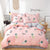 Cute Apple Pure Cotton Bedding Sets Duvet Cover Pillowcase Flat Bed Sheet bed linen King Queen Single Double Full 3/4pcs