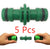 5 Pcs Quickly Connector Wash Water Tube Connectors Joiner Repair Coupling 1/2' Garden Hose Fittings Pipe Connector Homebrew