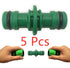 5 Pcs Quickly Connector Wash Water Tube Connectors Joiner Repair Coupling 1/2' Garden Hose Fittings Pipe Connector Homebrew