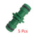 5 Pcs Quickly Connector Wash Water Tube Connectors Joiner Repair Coupling 1/2' Garden Hose Fittings Pipe Connector Homebrew