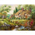 Landscape village scenery new arrival DIY Crystal full drill square 5D diamond painting cross stitch kit mosaic round rhinestone