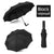 Strong Wind Resistant Folding Automatic Umbrella Men Women Rain 12Ribs Large Umbrellas Business Portable Long Handle Parasol